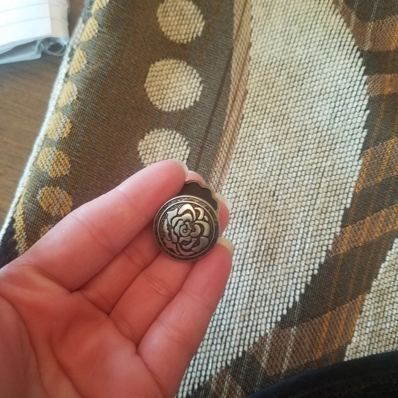 *SOLD*Bohemian Tapestry Vest Reversible Button Front EarthTones Abstract. - Picture 5 of 15